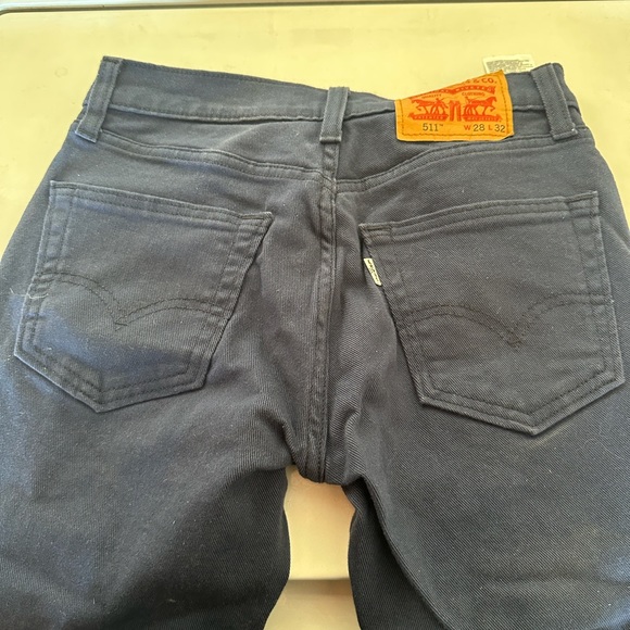 Navy blue 511 Levi’s 28x32 only worn once - Picture 3 of 5